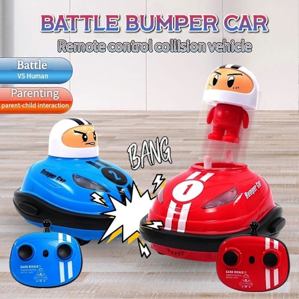 1 Set Hastighets Bumper Bilar Leksak Mini Fjärrstyrd Utkastare Fordon Med Fjärrkontroll
