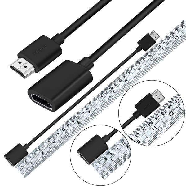 Monitor HD-kabel HDMI-forlængerkabel han til hun 2.0 version 4K computer set-top box adapterkabel spilkonsolkabel