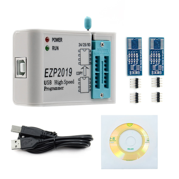EZP2019 Nopea SPI FLASH -ohjelmointilaite 24/25/93 bios 25T80 poltto offline-kopio