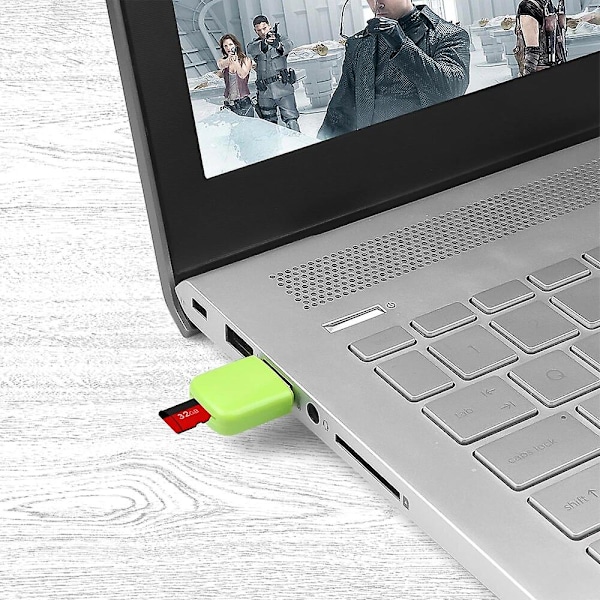 Kebidumei Bärbar Usb 2.0 Mini Sd Minneskort Kortläsare Flash Tf Minneskort Adapter För Dator Laptop Wi