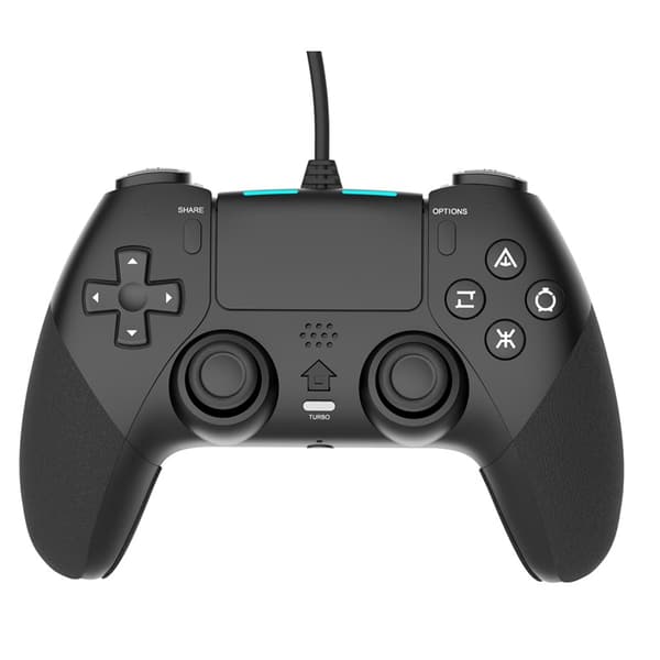 Ny PS4 kablet controller med makroprogrammering P4 kablet controller med vibration seks-akset funktion plug and play T29