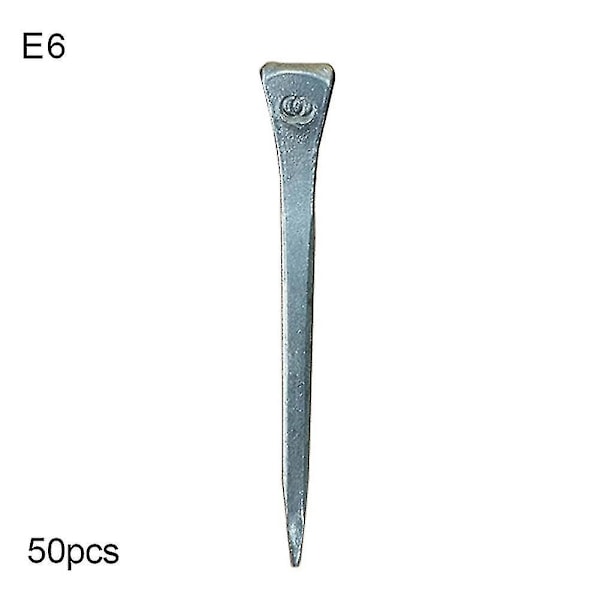 50pcs Steel E2/e3/e4/e5/e6 Horseshoe Nails Horse Equestrian Sports Equipment