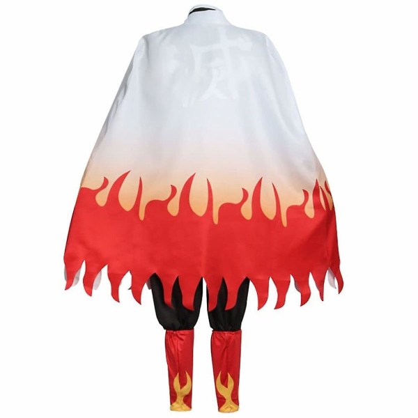 Demon Slayer Rengoku Kyoujurou Cosplay Kostume Outfit Sæt Carnival Party Fancy Dress