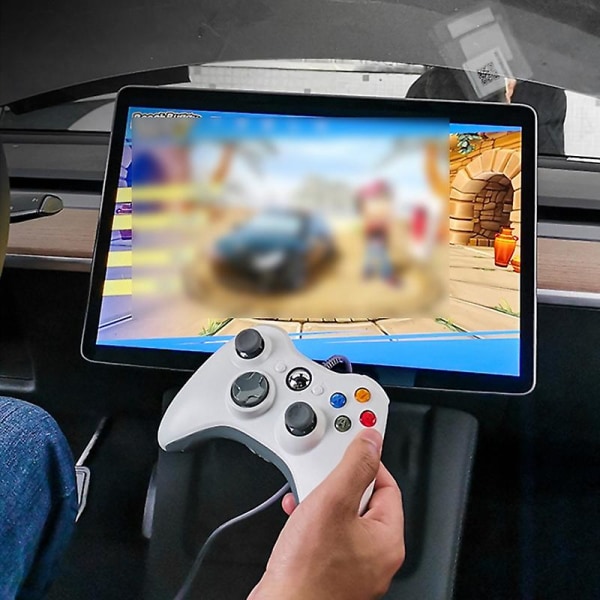 Til Tesla Model Y 3 X S Interiørtilbehør Car Screen Controller Pc Video Game Håndtag Gamepad Joy