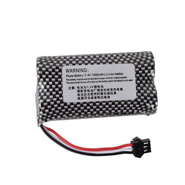 7.4v 1300mah Li-ion-akku eleohjattavaan kääntöautoon 1kpl 18650 7.4v akku RC-autoihin