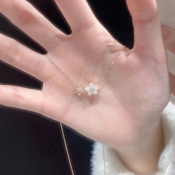 1 stk Stilig Nisje Sakura Hengesmykke, Egnet For Jenters Daglig Bruk