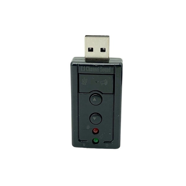 1-delat simulerat 7.1-kanals dynamiskt ljudeffekt externt USB-ljudkort mikrofoningång hem USB-ljudkort
