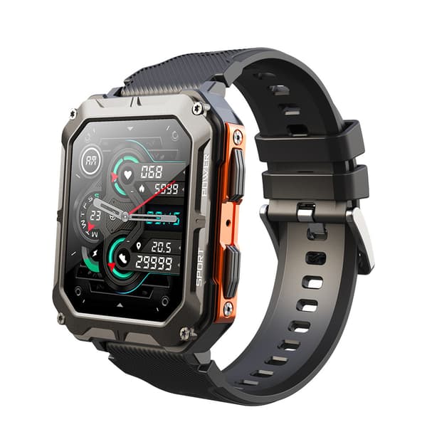 Ny C20pro Bluetooth Samtale Smartklokke Utendørs Tre Sikre Sport
