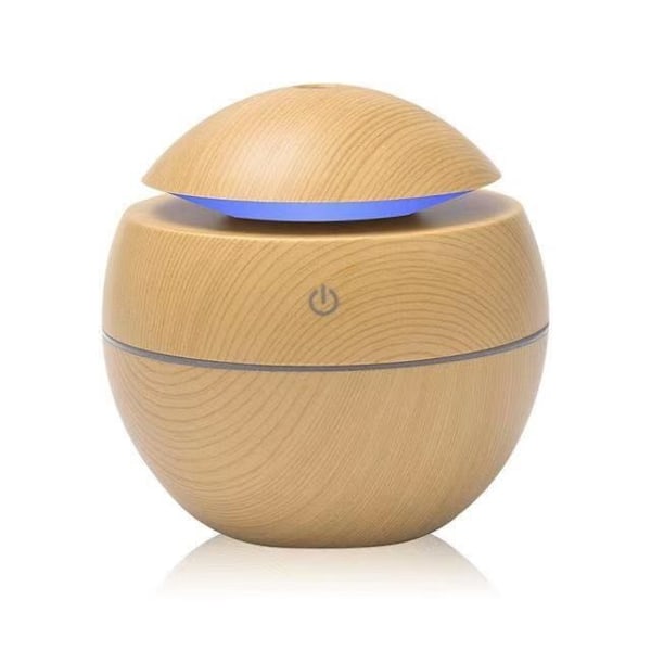 Ny sopp trestruktur luftfukter aromaterapi maskin USB bil kontor hjem fargerikt nattlys stille fukting