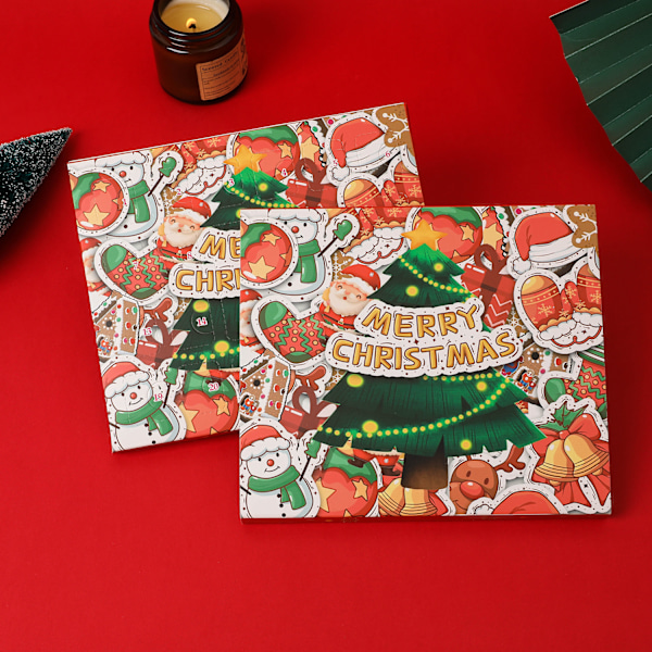 Julekalender Gaveæske Sæt DIY Perle Håndlavede Ornamenter Advent Julemand Feriegave