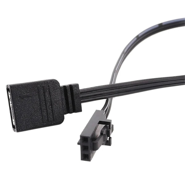 1 sæt adapterkabel til Corsairs-controller RGB til standard ARGB 4-pin 3-pin adapterstiklinje