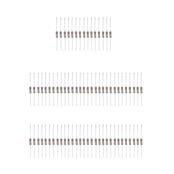 Carbon Film Resistors Resistance Various Values And Pack Size 3w 27-750 Ohm