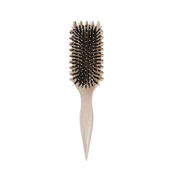 Bounce Curl Styling Brush, Defining Hair Brush with Boar Bristles-Yvan