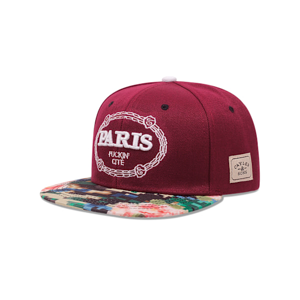 Ny Modetrend Hip Hop Mænds Broderet Trykt Baseballkasket Niche Fire Sæsoner Solskærm Høj kvalitet Høj Rand Hat Sort 1 stk