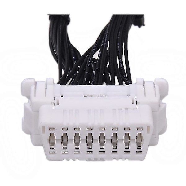 15 cm OBD2 J1962 Y 16-polet Splitter Forlængerledning Bilforlængerkabel Adapter