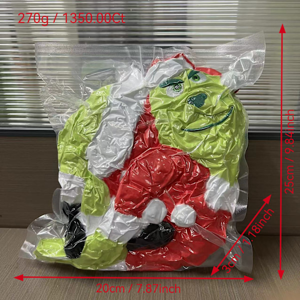 1 styck jul Grinch Grinch plyschleksak grön monster Grinch barntecknad docka docka
