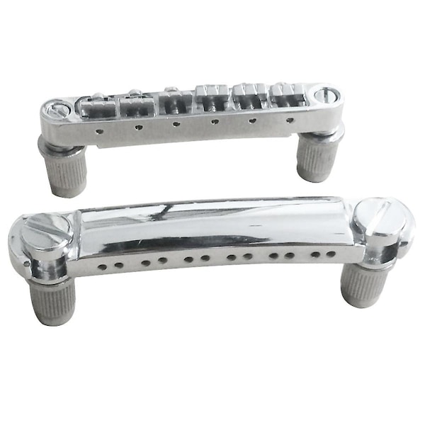 Elektrisk Gitarbro, Standard 12-strengers Størrelse Gitarbro Fullt Sett Brohale Stud Sink Legering