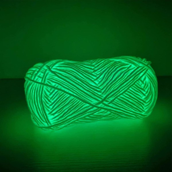 Luminous Wool Diy Håndstrikket Luminous Garn Diy Weave Glow In The Dark