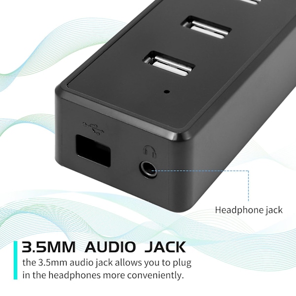 3-in-1 tietokoneen kaiuttimet mikrofonilla ja USB-konferenssikaiutin, PC-mikrofoni videoneuvotteluihin