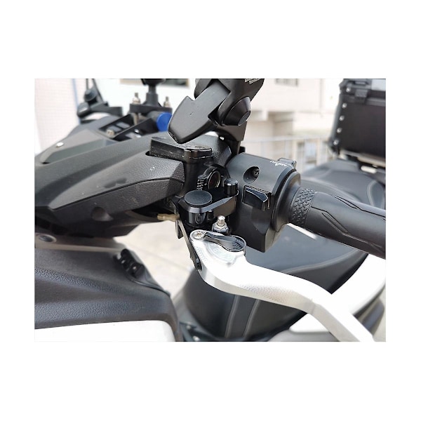 Motorcykeltillbehör för Nmax 155 V1&V2 Aluminiumlegering Bakre Bromsknappskydd Svart