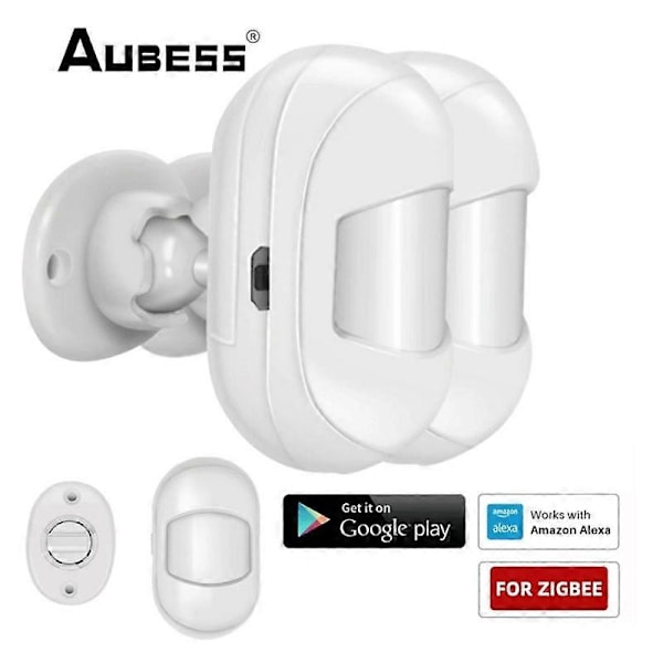 2 stk. Tuya Zigbee 3.0 Smart Pir Bevegelsessensor Menneskelig Bevegelsessensor Smart Hjem Detektor Hjemmesikkerhet For Tuya Smart Life