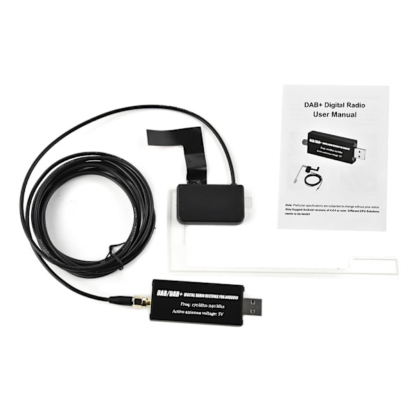 Universal DAB-modul til Android-bil - digital radio, radio, Android navigations-APP-kontrol (kun Europa)