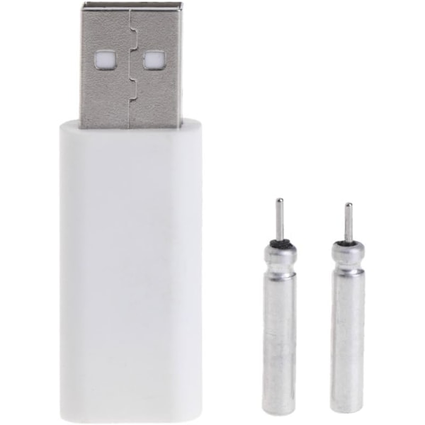 1 Sett Fiskeflyte USB Ladbar Elektrisk Batteri CR425 Glødestav Lader