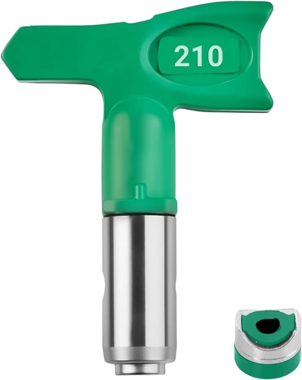 210 Fin Finish Lavtrykks Airless Sprøytedyse