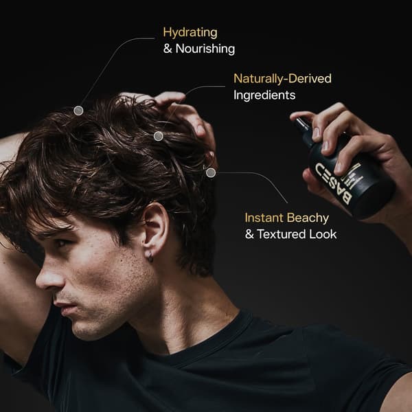 BASED Sea Salt Styling Spray – Volumizing Beach Waves, med Vitamin B5 (200 ml)