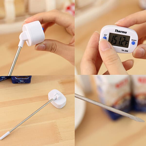 Ny digital madtermometer, pyrometer, grilltermometer TA288 BBQ grilltermometer
