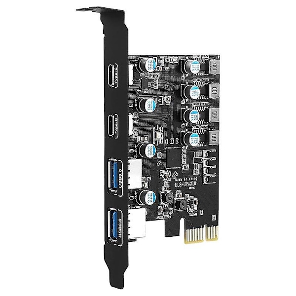 4 Ports PCIE to USB 3.0 Expansion Card PCI Express Adapter Card for Desktop PC , Support WindowsXP/