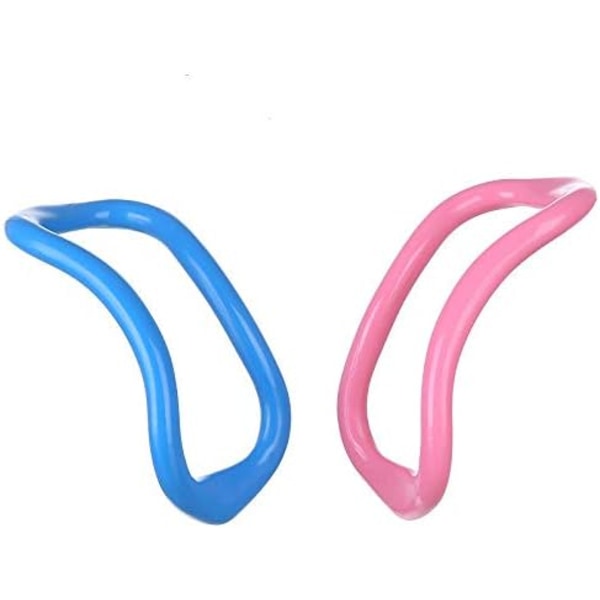 Yoga fitness magisk cirkel strækningscirkel fitness cirkel bodhi træk cirkel yoga hjælpemiddel (pink)