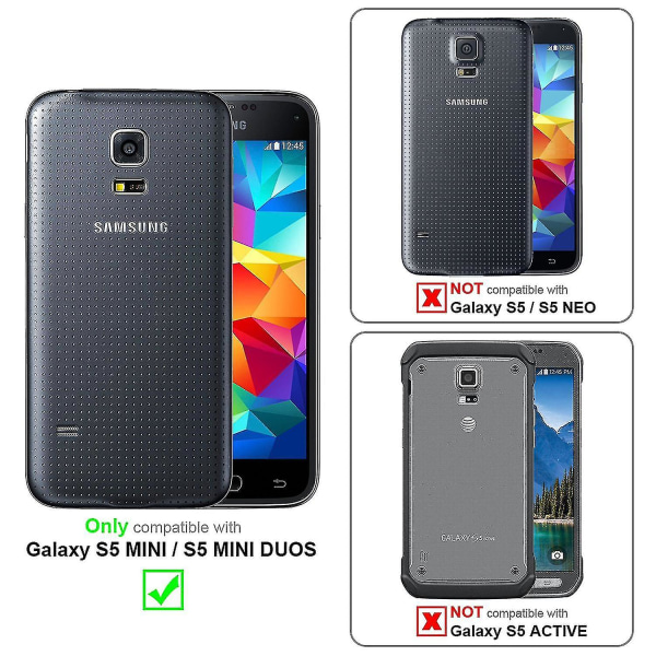 Samsung Galaxy CASE Mini / S5 case - 2 katseluikkunalla Ty