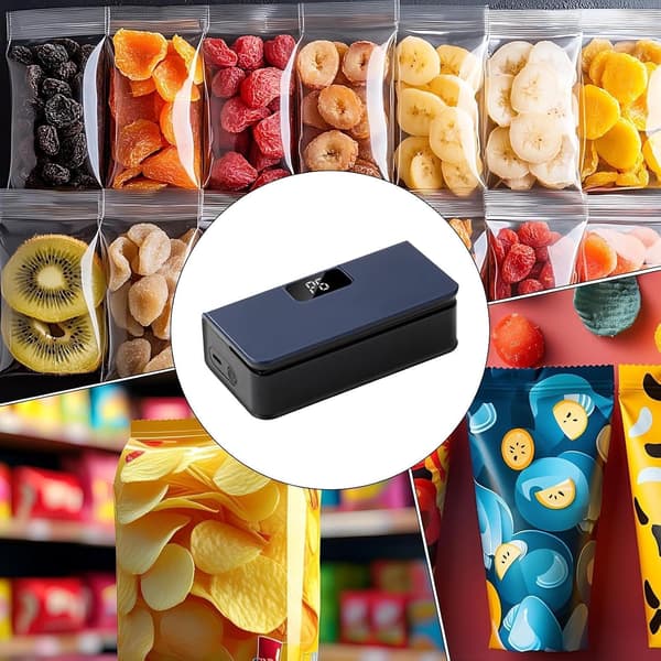 Hållbar matförvaring, minskat matsvinn, teknik, organisering av skafferi, förvaring, resevänlig apparat, hantering av storpack