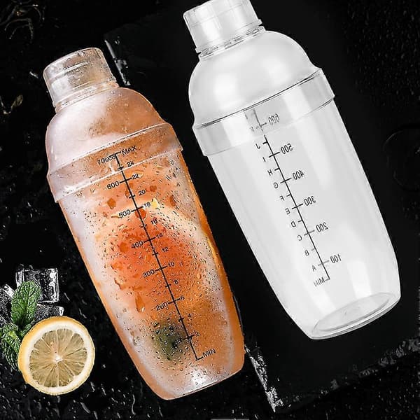 Thickened Manual Hand-Shaken Cocktail Shaker With Clear Scale Bar Bartender Tool
