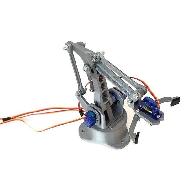 3D-udskrivning 4-graders frihedsmanipulator Mekanisk arm DIY-robotsamling 3D-printerprodukt SG90 med Ste