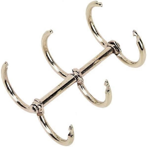 12 stk. Sølv Bogringe, 3 Huller Metal Løsblad Binderinge, Ring Snap Split Hængslet 15mm