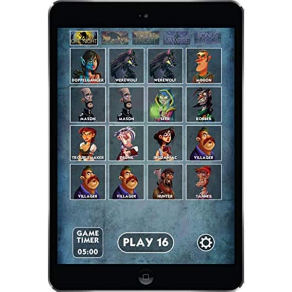 Bezier Lautapeli One Night Ultimate Werewolf Black