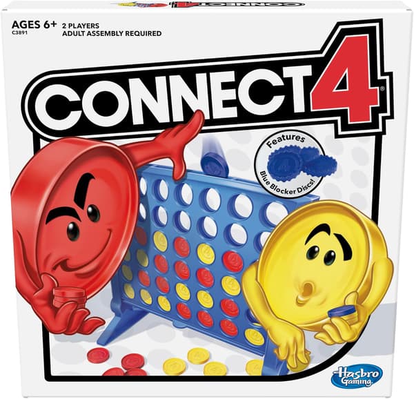 Hasbro Gaming Connect 4 Strategispill for barn | 2 spillere | Påskegaver til gutter og jenter | A