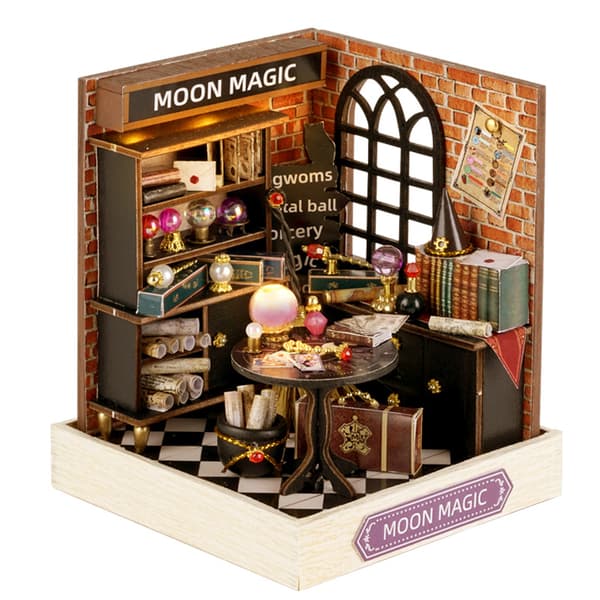 DIY Hus Happy Pavilion Series Moon Magic 3D Pussel