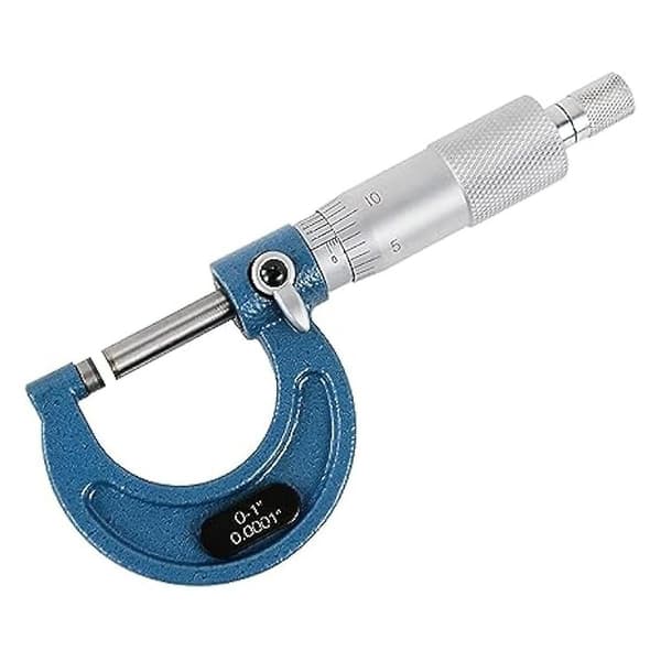 Utomhusmikrometer, 0-1 tums maskinmikrometer, 0,0001 tums graderingsmikrometerset, precisionsmikro