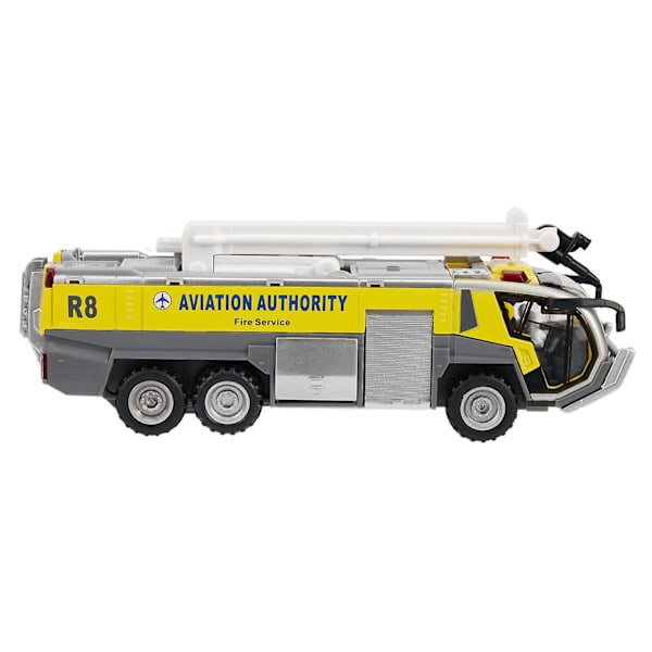 1:32 Lufthavns Brandbil Brandbil Elektrisk Die-Cast Ingeniørkøretøjer Bilmodel Legetøj med Lyd