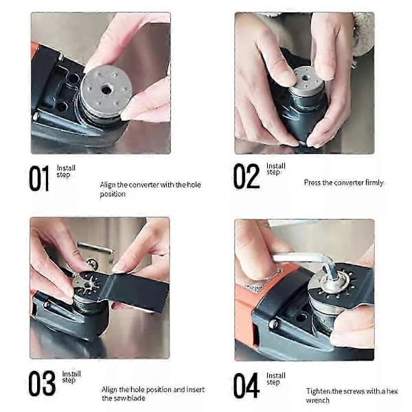 Ny Starlock System Bajonettsagbladadapter for Starlock Adapterverktøy