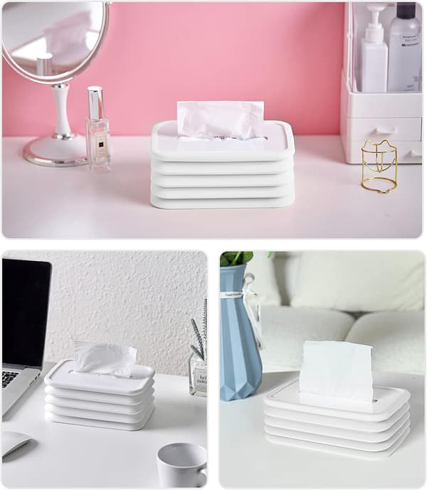 Kosmetisk pappersbox skrivbordspappersbox