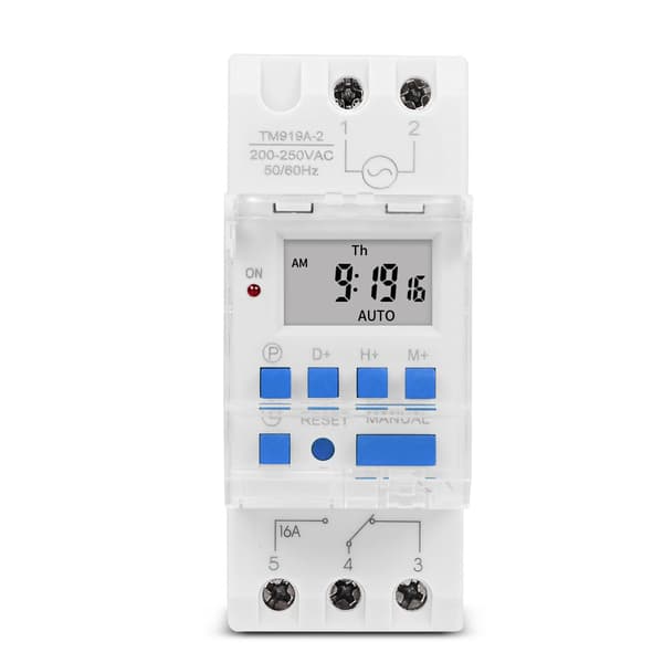 TM919A timer switch tidsstyring automatisk cyklus timer switch output udskifteligt batteri 16A