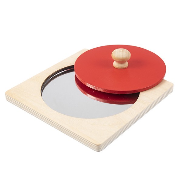 Ny produkt Montessori Montessori pedagogiska hjälpmedel baby spegel pussel barn tidig utbildning pedagogiska leksaker