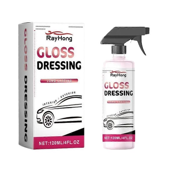 1 st Glans Dressing - Plast, Trim & Däck Dressing - Återställ Blekt Plast