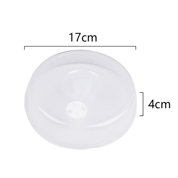 Klassiskt Mikrovågslock, Transparent, Liten
