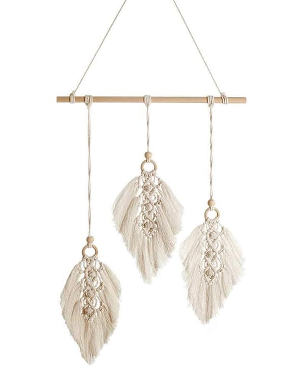 Makramee-seinävaate - Boho-sisustuskangas kodin sisustukseen
