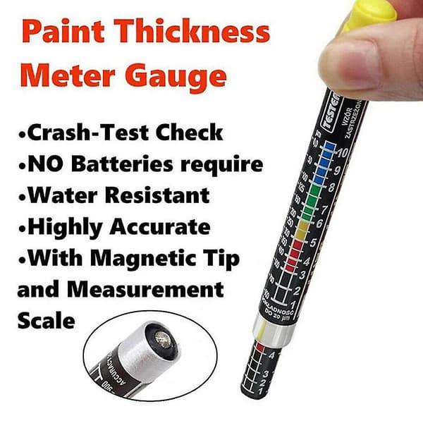 Magnetisk måler til måling af bilmalingstykkelse - Crash Checking Test Accurate